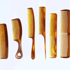 SET 6 PETTINI PETTINE CAPELLI VARIE MISURE ACCOCIATURA PARUCCHIERE PROFESSIONALE