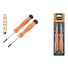 SET 2 PEZZI CACCIAVITE PUNTA MAGNETICA A TAGLIO 3.0 MM E A CROCE PH0 CR-V 57023