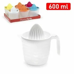 SET 6 PEZZI CARAFFA SPREMIAGRUMI SPREMI AGRUMI IN PLASTICA COLORATA 600 ML