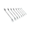 SET 8 PEZZI CHIAVI CHIAVE ANELLO ANELLI RING SPANNER 6 A 20 MM 7 A 22 MM FISSE ACCIAIO