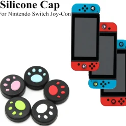 SET 4 PEZZI COPRI TASTO TASTI ZAMPETTE ANTI SCIVOLO JOYSTICK PS4 PS3 SWITCH