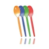 SET 24 PEZZI CUCCHIAI IN PLASTICA COLORATI FESTE COMPLEANNI PARTY