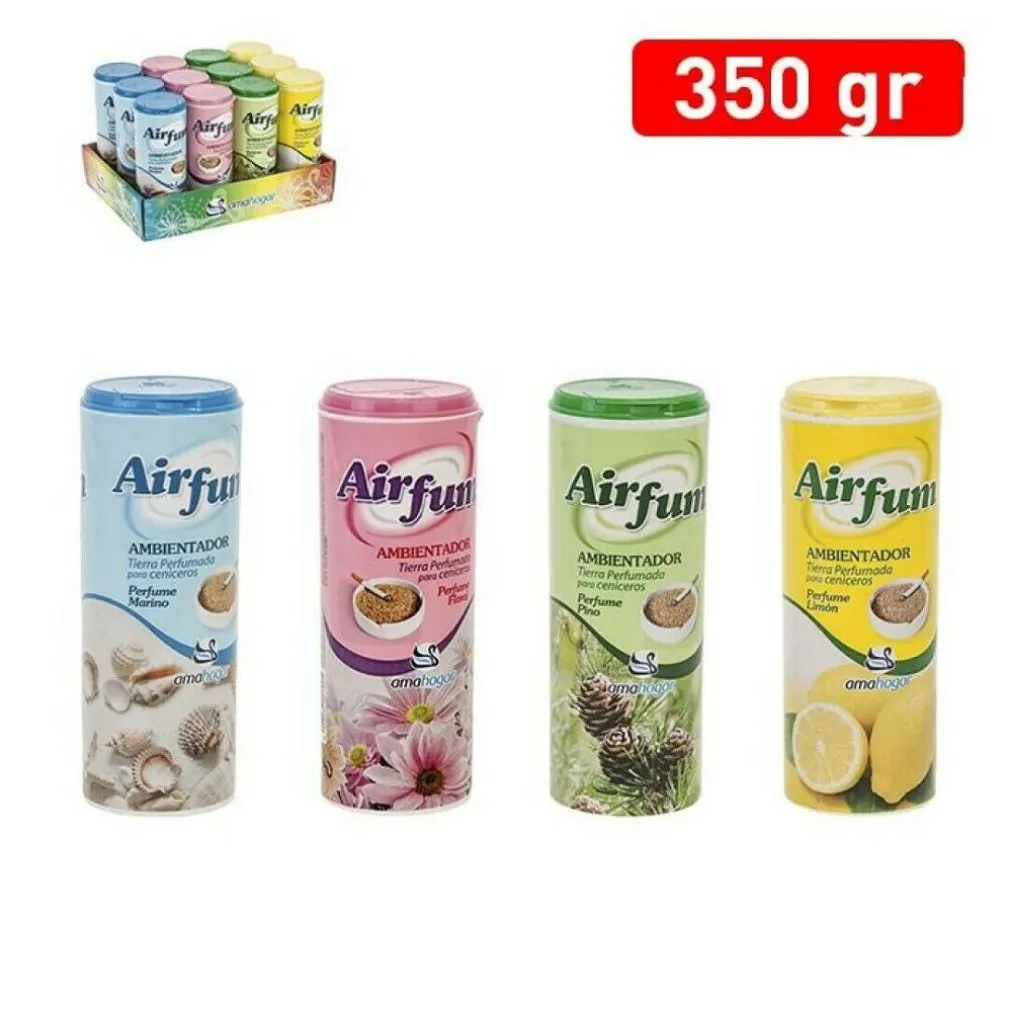 SET 12 PEZZI DEODORANTE SABBIA PROFUMATA PER POSACENERE VARIE FRAGRANZE