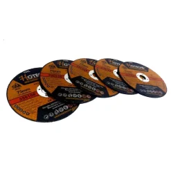 SET 5 PEZZI DISCO ABRASIVO DA TAGLIO FERRO 75MM 1.6 X 10 MM ULTRA SOTTILE 550100