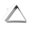 SET 2 PEZZI FORME STAMPI STAMPO PER DOLCI TORTE BISCOTTI TRIANGOLARI 14 CM 98926