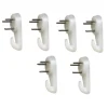 SET 6 PEZZI GANCI GANCIO PER QUADRI QUADRO DA PARETE IN NYLON CON CHIODINI 3 CM