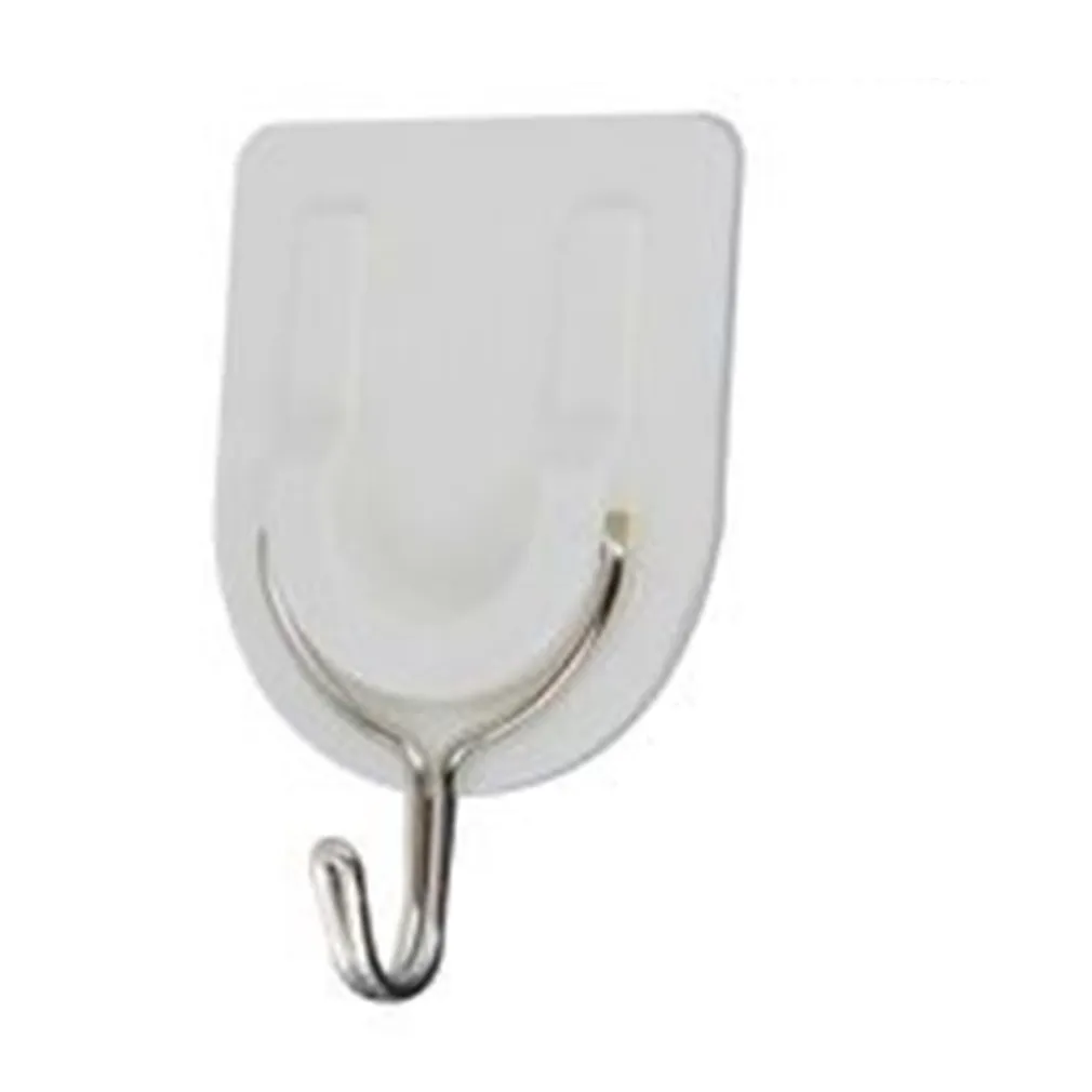 SET 3 PEZZI GANCIO ATTACCAPANNI ADESIVO PARETE LEGNO PORTE FASHION HOOK 59669