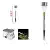 SET 12 PEZZI LAMPADA SOLARE LED CON PICCHETTO DA GIARDINO ESTERNO 36.5CM 2002986