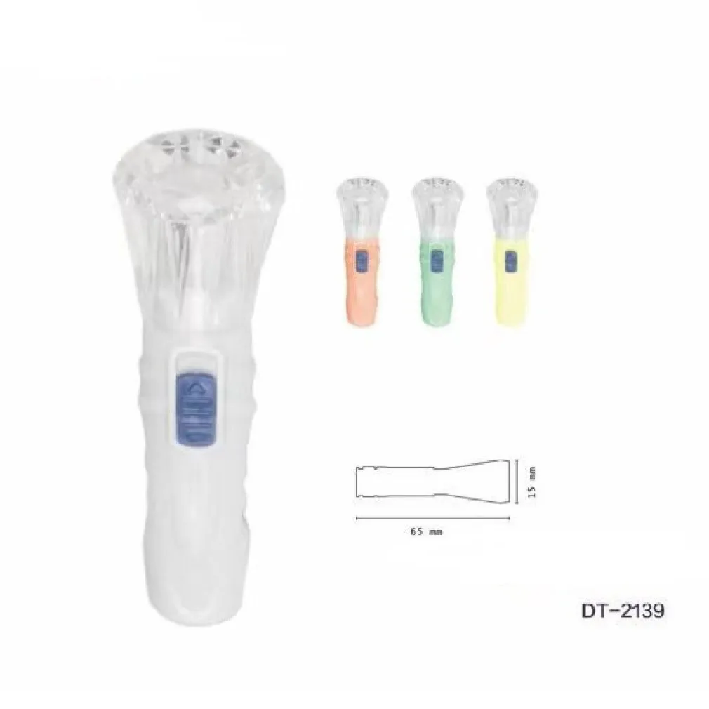 SET 4 PEZZI MINI TORCIA LED PORTACHIAVI TASCABILE RESISTENTE PORTATILE DT-2139