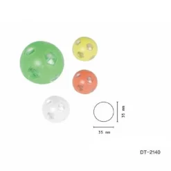 SET 4 PEZZI MINI TORCIA PORTACHIAVI LED PALLONE DA CALCIO 35MM TASCABILE DT-2140