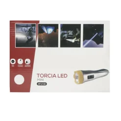 SET 3 PEZZI MINI TORCIA TORCETTE LED SMD TASCABILE PORTATILE VARI COLORI DT-2135