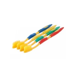 SET 4 PEZZI SPAZZOLINI SPAZZOLINO DA DENTI SETOLE MORBIDE PROTEGGI GENGIVE