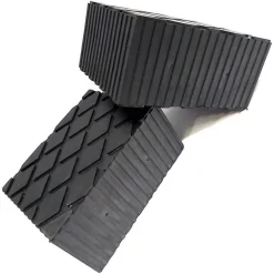 SET 2 PEZZI TAMPONI IN GOMMA PER PONTI SOLLEVATORI TAMPONE 16 X 12 X 8 CM