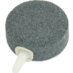 SET 2 PIETRA PIETRE POROSA TONDA 40X17MM UGELLO AEREATORE OSSIGENAZIONE ACQUARIO