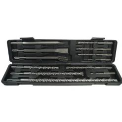 SET 12 PUNTE PER TRAPANO MARTELLO PNEUMATICO PUNTALI PUNTA SCALPELLI SDS PLUS