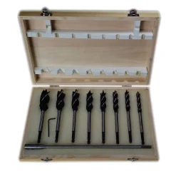 SET 8 PUNTE PER TRAPANO TASSELLATORE PUNTALE AUTOFILETTANTE LEGNO CON PROLUNGA