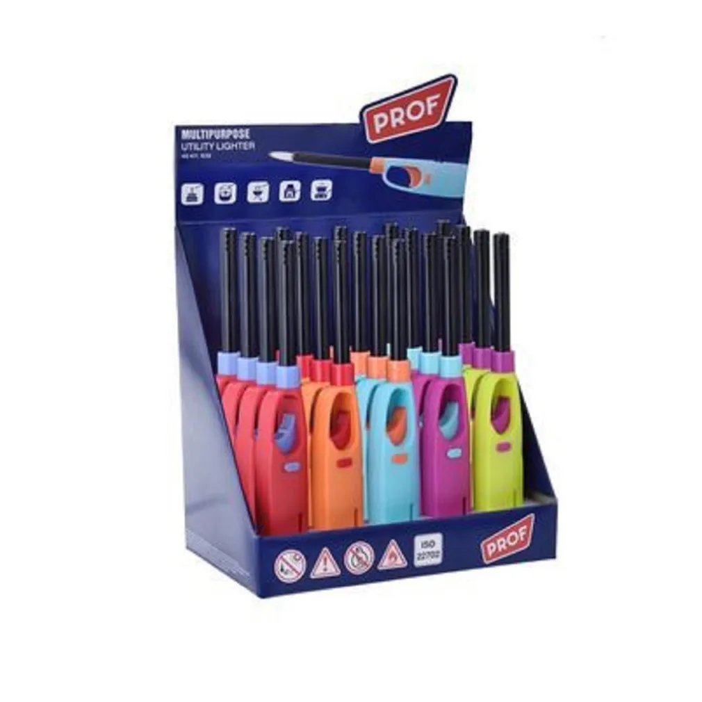 SET 20 PZ ACCENDINO ACCENDIGAS MULTIUSO MULTIPURPOSE UTILITY LIGHTERS 40411639