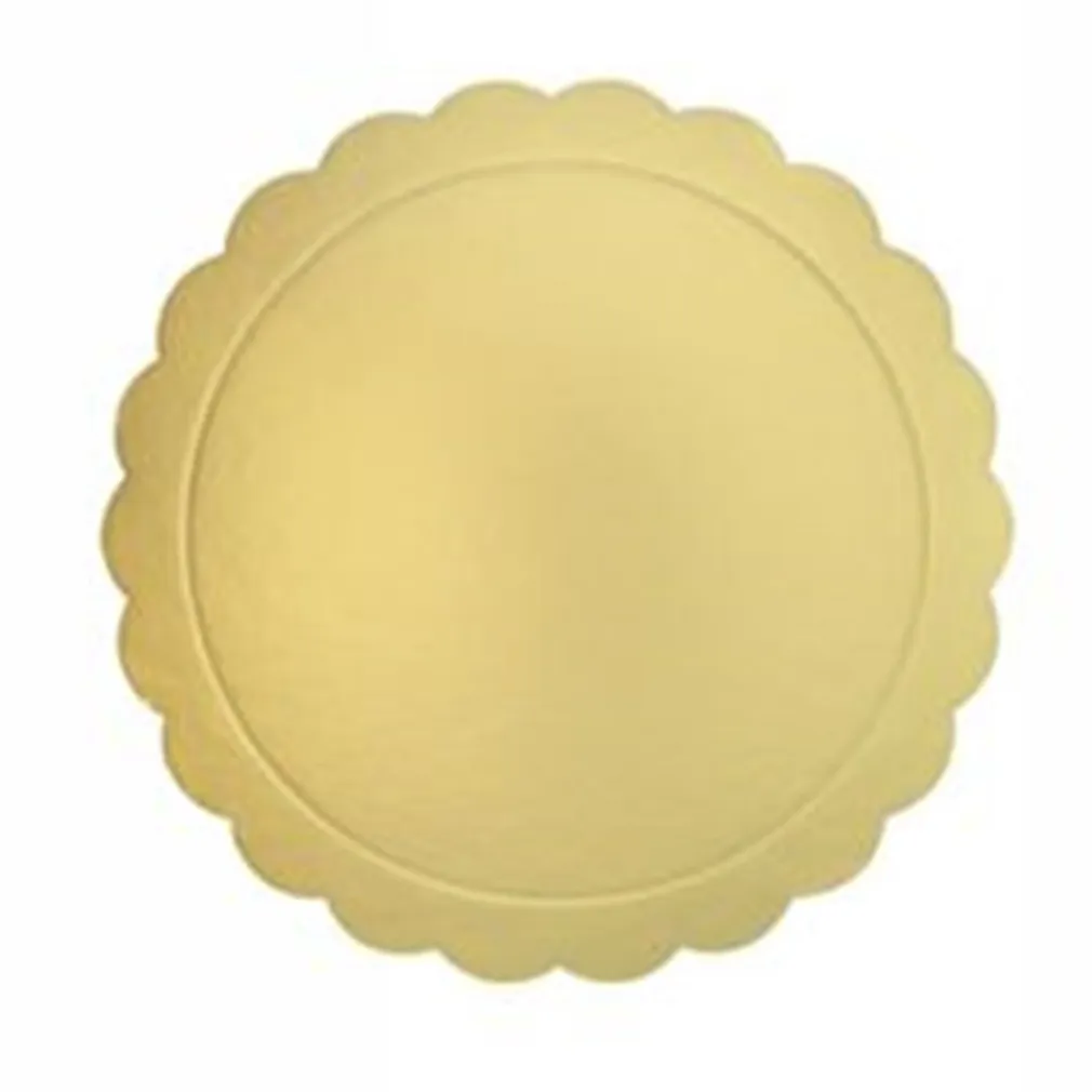 SET 2 PZ BASE PER TORTA ROTONDA PIATTO SOTTOTORTA DORATO 30 CM CON BORDINO 31164