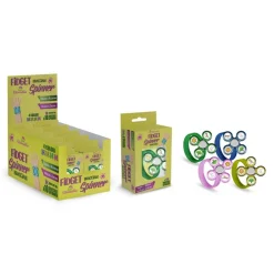 SET 10 PZ BRACCIALE FIDGET SPINNER BRACCIALETTO ALLA CITRONELLA ANTI INSETTI 034194