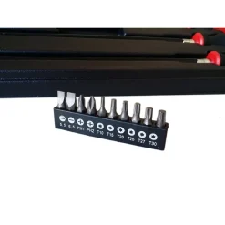 SET 3 PZ CACCIAVITI EXTRA LUNGHI FLESSIBILI CON INNESTI PER AUTO OFFICINE 500mm