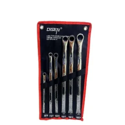 SET 6 PZ CHIAVI INGLESI EXTRA LUNGO DOUBLE CHIAVI POLIGONALI DA 8MM-21MM METRICO
