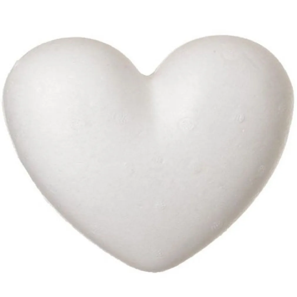 SET 3 PZ CUORI CUORE IN POLISTIROLO DECOUPAGE 14CM DECORARE SAN VALENTINO 241846