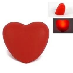 SET 12 PZ CUORI CUORE ROSSO LUMINOSO DECORAZIONE LUCE SAN VALENTINO 6,5X4.5X4CM