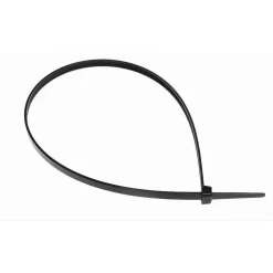 SET 100 PZ FASCETTE SERRACAVO AUTOBLOCCANTI IN NYLON NERO 4.8MM X 300MM 48-300-N