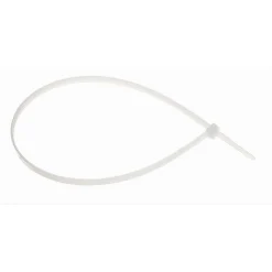 SET 100 PZ FASCETTE SERRACAVO AUTOBLOCCANTI IN NYLON BIANCO 4.8 X 350MM 48-350-B