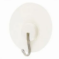 SET 2 PZ GANCI APPENDINI ADESIVI A PARETE CASA BAGNO CUCINA GANCIO ACCIAIO 87363