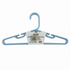 SET 5 PZ GRUCCE STAMPELLE APPENDIABITO PLASTICA CELESTE VESTITI PANTALONI 87681