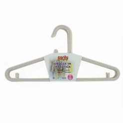 SET 5 PZ GRUCCE STAMPELLE APPENDIABITO IN PLASTICA BEIGE PANTALONI GIACCHE 87690