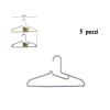 SET 5 PZ GRUCCE STAMPELLE APPENDIABITO PLASTICA VESTITI PANTALONI GIACCHE