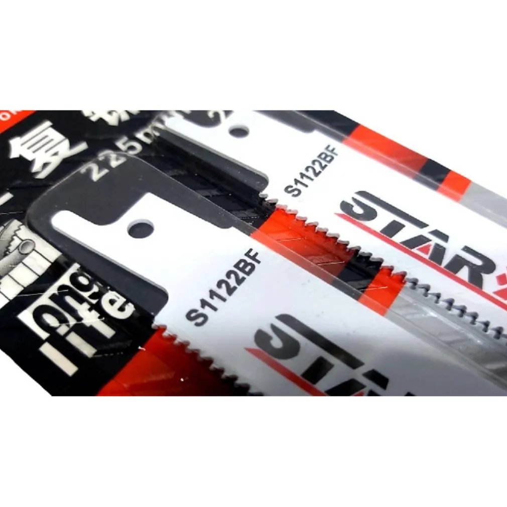 SET 2 PZ LAMA DA 225 MM PER SEGA SEGHETTO A GATTUCCIO PER METALLO FERRO SIMILARI