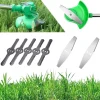 SET 7 PZ LAME DI RICAMBIO PER DECESPUGLIATORE TAGLIAERBA A BATTERIA ART. 07393