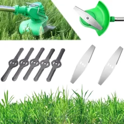 SET 7 PZ LAME DI RICAMBIO PER DECESPUGLIATORE TAGLIAERBA A BATTERIA ART. 07393