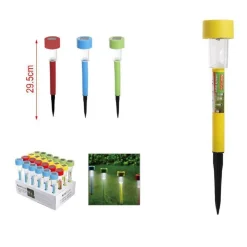 SET 12 PZ LAMPADA SOLARE LED 29,5 CM A PICCHETTO LUCI GIARDINO COLORATE 2002982