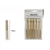 SET 18 PZ MOLLETTE PINZE BUCATO PANNI IN LEGNO BRICOLAGE HOBBYSTICA 110MM 53895A