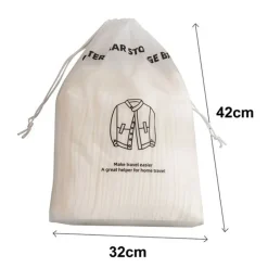 SET 3 PZ ORGANIZER DA VIAGGIO CASA BORSA GIACCA 32X42CM SACCO CON COULISSE 87707