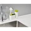 SET 2 PZ ORGANIZER PER LAVELLO DISPENSER DI SAPONE LIQUIDO + CONTENITORE SPUGNE