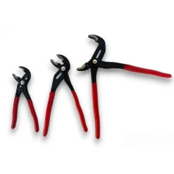 SET 3 PZ PINZE POLIGRIP PINZA A PAPPAGALLO CON PULSANTE REGOLABILE 8