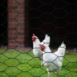 SET 3 PZ RETE METALLICA PLASTIFICATA 1X3 MT MAGLIA ESAGONALE 19MM RECINZIONE 020246