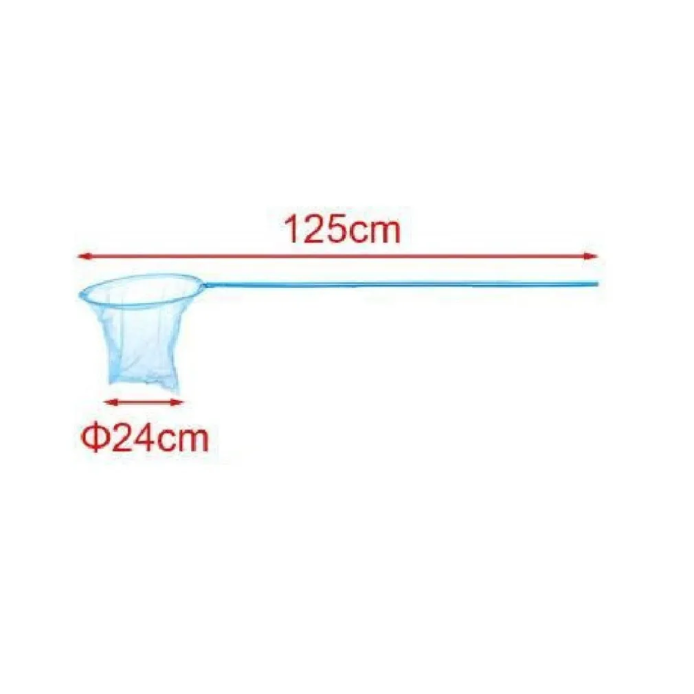 SET 3 PZ RETINO PESCA GUADINO BAMBINI ADULTI Ø24X125 CM COLORI ASSORTITI 5200387