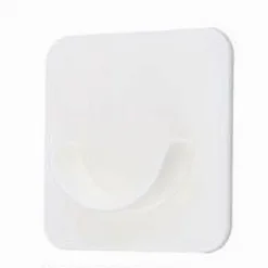 SET 4 PZ SUPPORTI ADESIVI PER BASTONE PER TENDA BAGNO ASTE DOCCIA BIANCO 87358