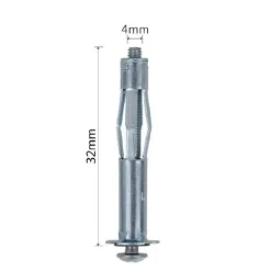 SET 5 PZ TASSELLI METALLICI ESPANDIBILI VITI A ESPANSIONE STILE I 4 X 32MM 92848