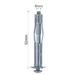 SET 2 PZ TASSELLI METALLICI ESPANDIBILE VITI A ESPANSIONE STILE I 6X52 MM 92855