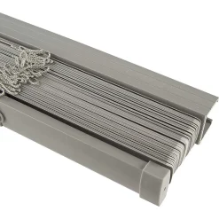 SET 2 PZ TENDA VENEZIANA 80X160CM IN PVC CON ASTA CASA PARASOLE IN 2 COLORI 015554