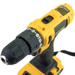 SET 78 PZ TRAPANO AVVITATORE A BATTERIA 24V LITIO RICARICABILE ACCESSORI VALIGIA