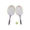SET 2 RACCHETTE DA TENNIS LEGNO USA BANDIERA AMERICANA CON PALLINA VERDE 61 CM