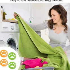 SET 5 RIMUOVI PELI CANE E GATTO DAI VESTITI IN LAVATRICE E ASCIUGATRICE SILICONE